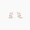 Boucles D'oreilles Puces Edma Or Rose Oxyde De Zirconium