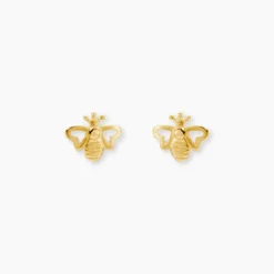 Boucles D'Oreilles Puces Elva Or Jaune