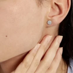 Boucles D'oreilles Puces Eryne Or Jaune