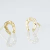 Boucles D'oreilles Puces Evanne Cheval Or Jaune