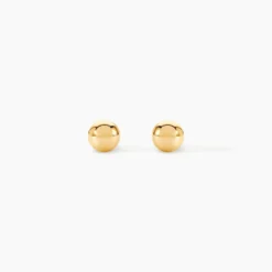 Boucles D'oreilles Puces Fidelia Boule Or Jaune