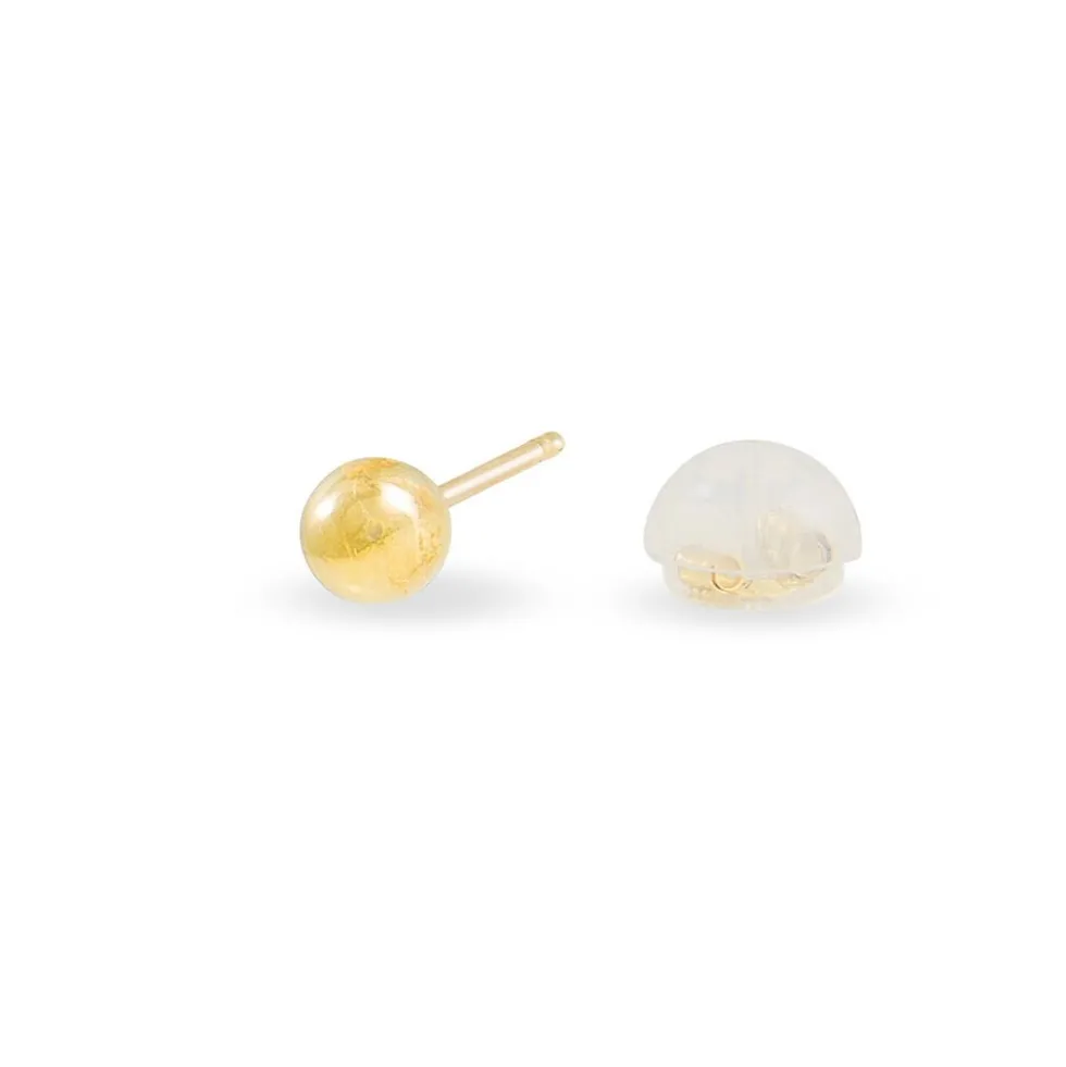 Boucles D'oreilles Puces Fidelia Boule Or Jaune