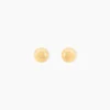 Boucles D'oreilles Puces Fidelia Boule Or Jaune