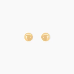 Boucles D'oreilles Puces Fidelia Boule Or Jaune