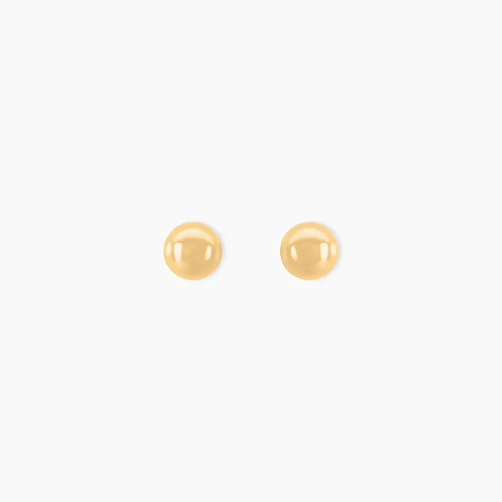 Boucles D'oreilles Puces Fidelia Boule Or Jaune