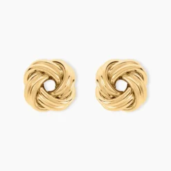 Boucles D'Oreilles Puces Gawain Or Jaune