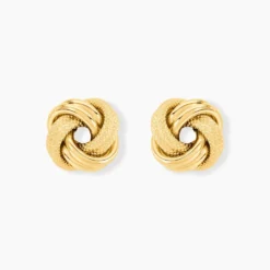 Boucles D'Oreilles Puces Gereon Or Jaune