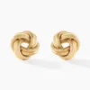 Boucles D'oreilles Puces Grover Or Jaune