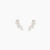 Boucles D'oreilles Puces Iuliana Or Jaune Oxyde De Zirconium