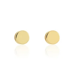 Boucles D'oreilles Puces Jourdan Eas Acier Doré