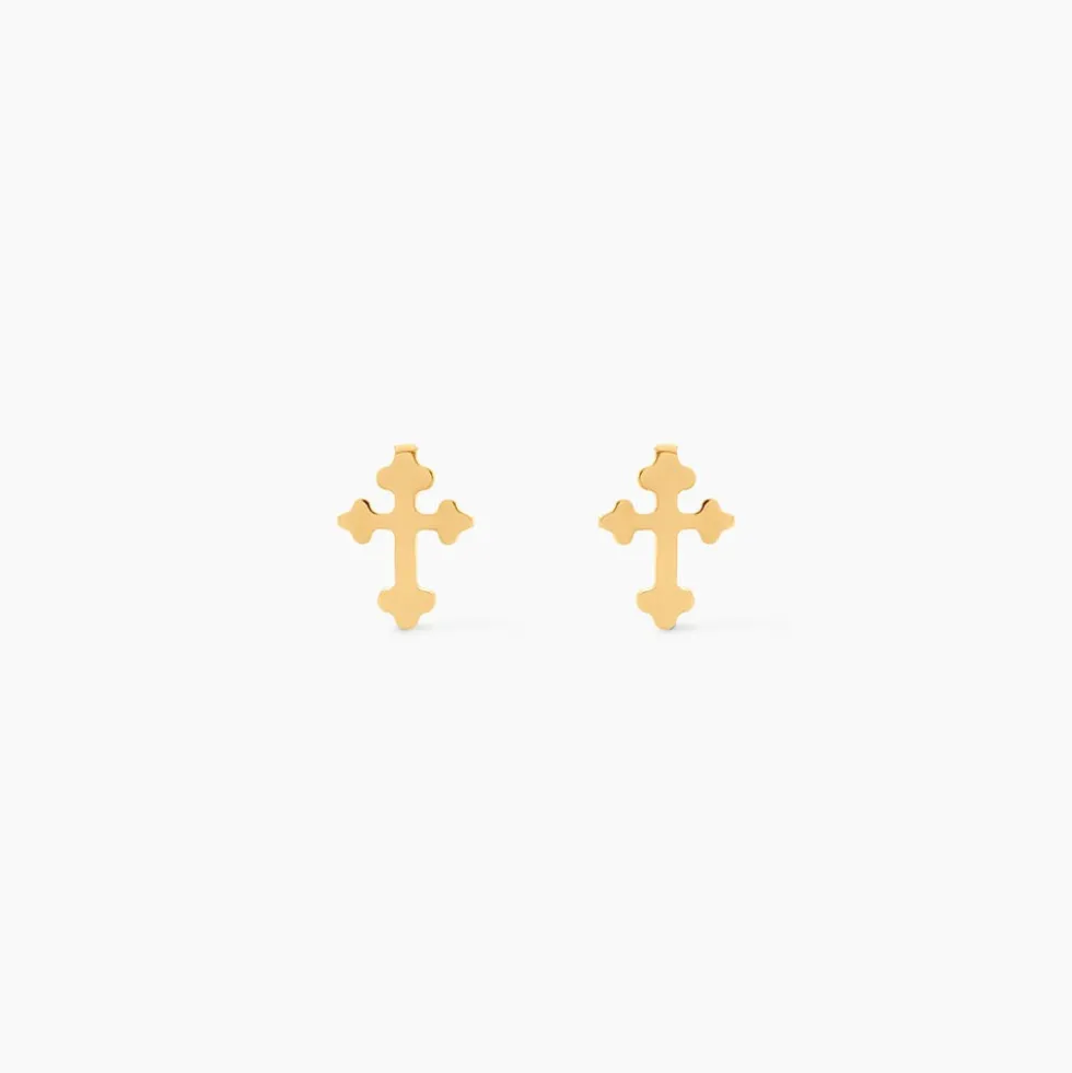 Boucles D'Oreilles Puces Lyndon Or Jaune