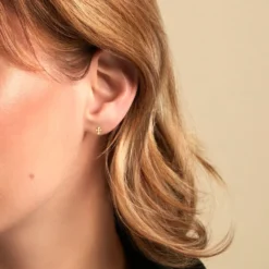 Boucles D'Oreilles Puces Lyndon Or Jaune