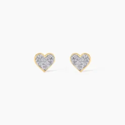 Boucles D'oreilles Puces Marta Or Jaune