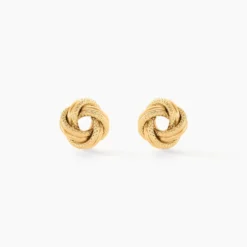 Boucles D'oreilles Puces Nils Or Jaune