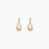 Boucles D'oreilles Puces Nirmala Or Jaune Diamant