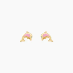 Boucles D'oreilles Puces Or Jaune Mael Smalto