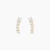 Boucles D'oreilles Puces Or Jaune Anaca Oxydes De Zirconium