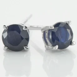 Boucles D'oreilles Puces Or Jaune Oxyde De Zirconium