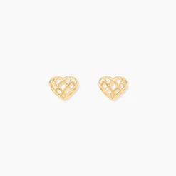 Boucles D'oreilles Puces Or Jaune Cicolluis