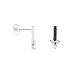 Boucles D'oreilles Puces Robinson Argent Oxydes De Zirconium