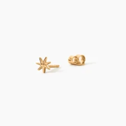 Boucles D'Oreilles Puces Shania Plaqué Or Jaune
