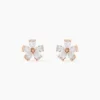 Boucles D'oreilles Puces Siriana Argent Rose Oxyde De Zirconium