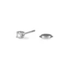 Boucles D'oreilles Puces Victoria Or Blanc Diamant