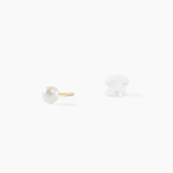 Boucles D'oreilles Suki Or Jaune Perle De Culture