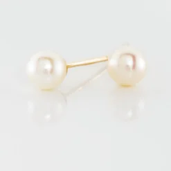 Boucles D'oreilles Suki Or Jaune Perle De Culture