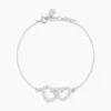 Bracelet Aalia Argent Blanc