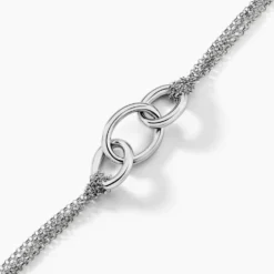 Bracelet Abassia Argent Blanc