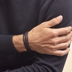 Bracelet Acier Blanc Romain