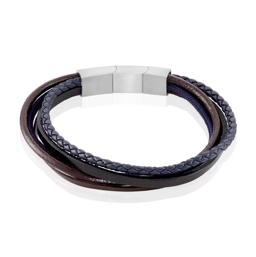 Bracelet Acier Blanc Romain