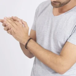 Bracelet Acier Blanc Yannis