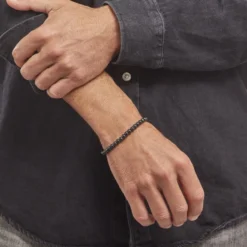 Bracelet Acier Noir Daryll