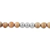 Bracelet Adonis Acier Blanc Jaspe Africain