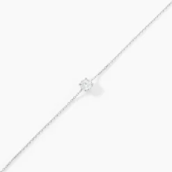 Bracelet Adula Or Blanc Oxyde De Zirconium