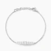 Bracelet Aliah Argent Blanc Oxyde De Zirconium