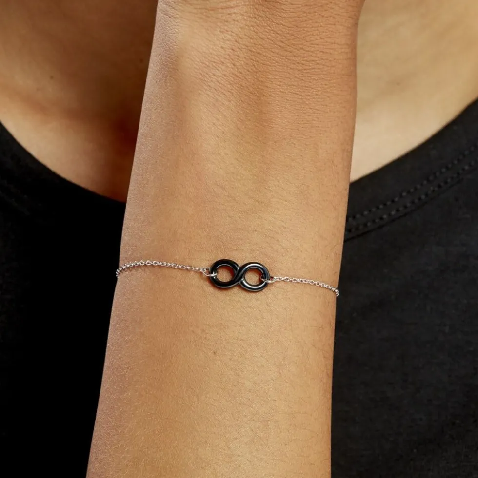 Bracelet Alicia Argent Blanc Céramique
