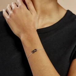 Bracelet Alicia Argent Blanc Céramique