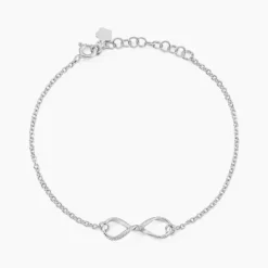 Bracelet Alissone Argent Blanc