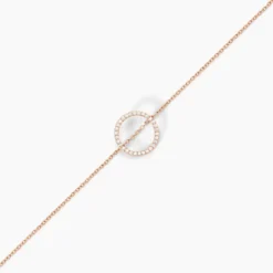 Bracelet Alysone Argent Rose Oxyde De Zirconium