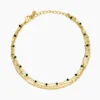 Bracelet Amala Acier Jaune Verre