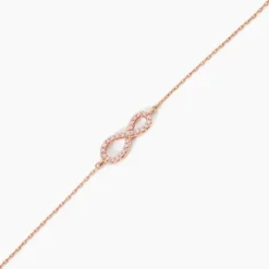 Bracelet Amita Argent Rose Oxyde De Zirconium