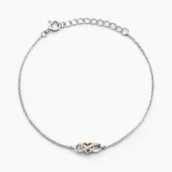 Bracelet Amuri Argent Bicolore Oxyde De Zirconium