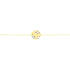 Bracelet Anahid Or Jaune Oxyde De Zirconium
