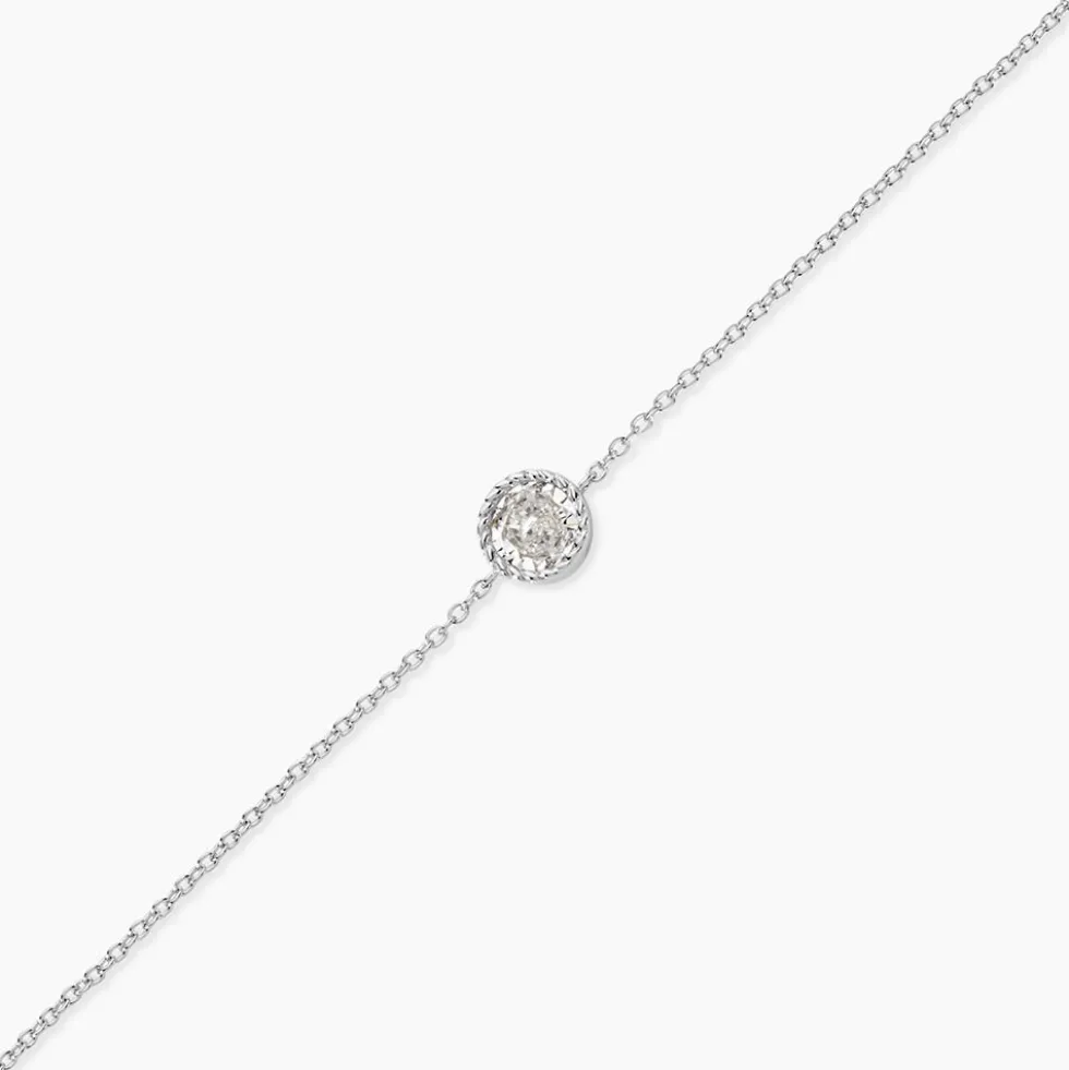 Bracelet Anaissa Argent Blanc Oxyde De Zirconium