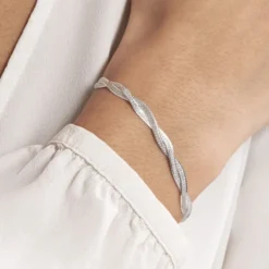 Bracelet Anaiz Argent Blanc