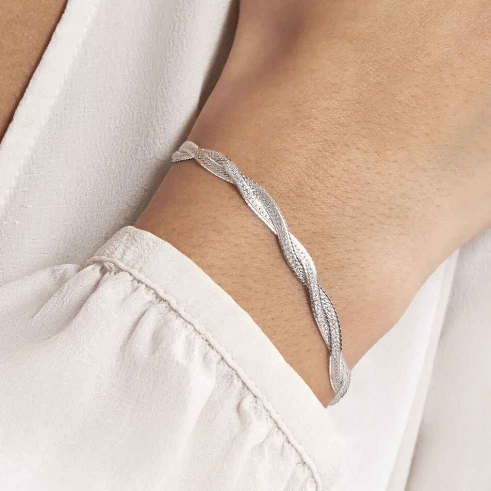 Bracelet Anaiz Argent Blanc