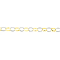 Bracelet Andrej Maille Fantaisie Or Bicolore